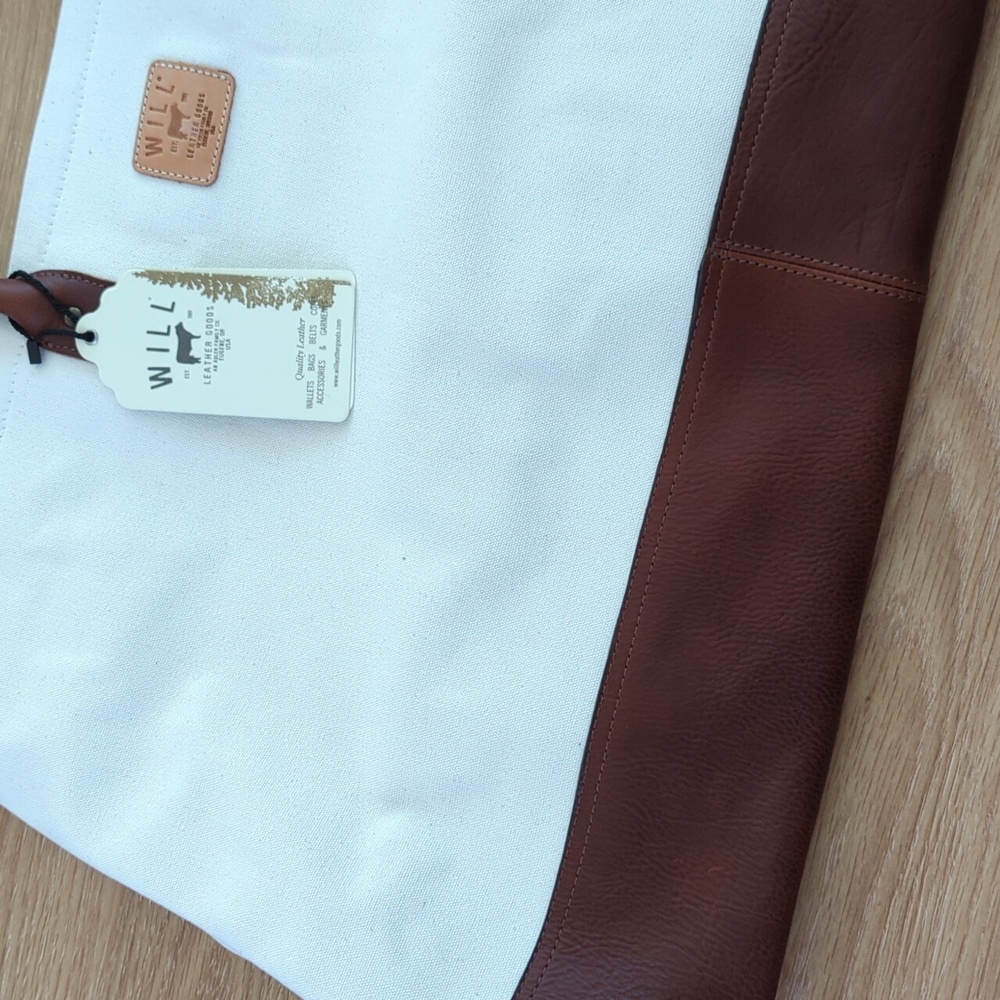 Will Leather Goods Large Canvas Tote